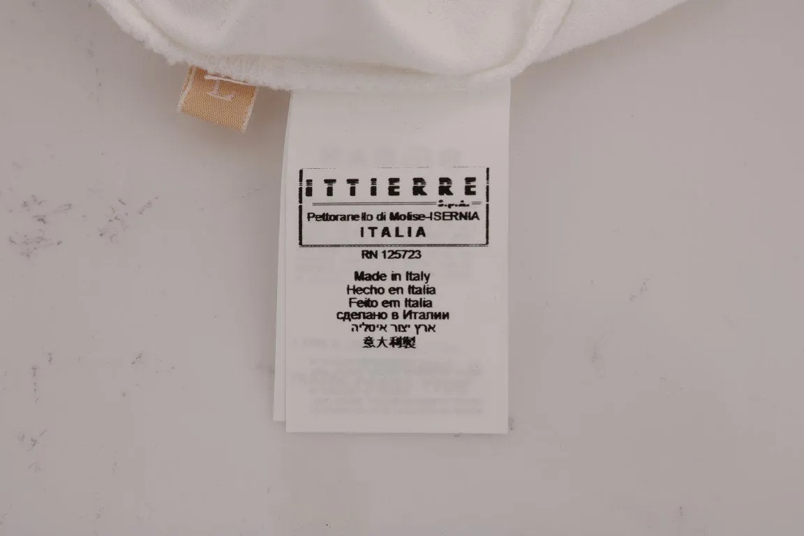 White Motive Flag Long Sleeve T-Shirt