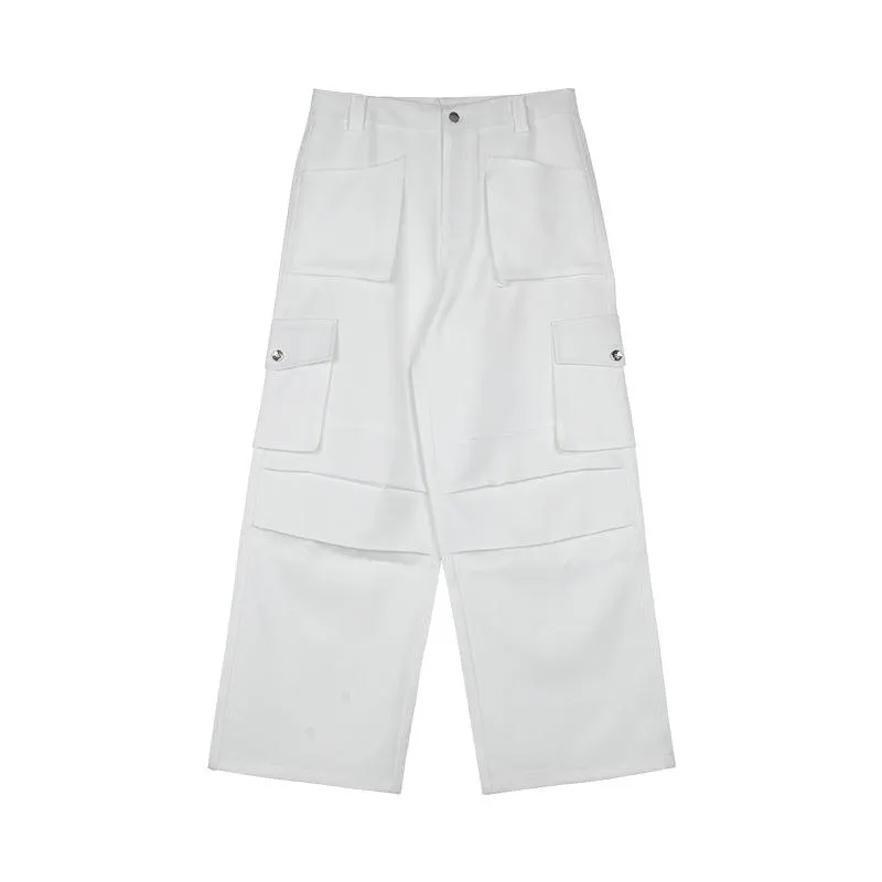 Wide-leg Cargo Pants