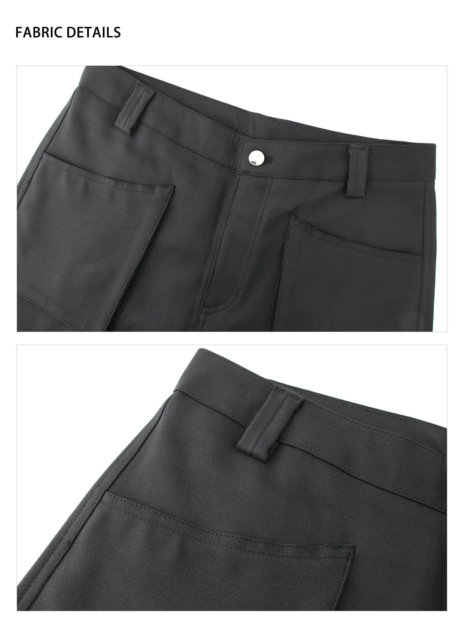 Wide-leg Cargo Pants