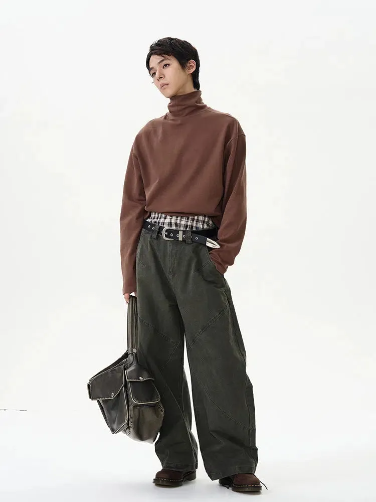 Wide-Leg Casual Pants