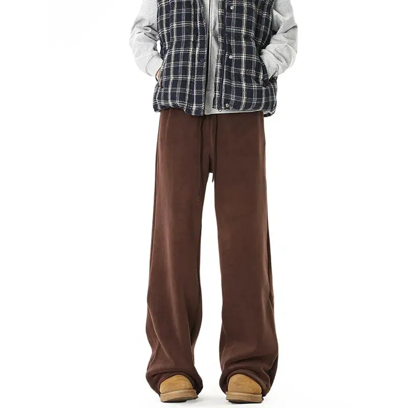 Wide-Leg Flared Sweatpants