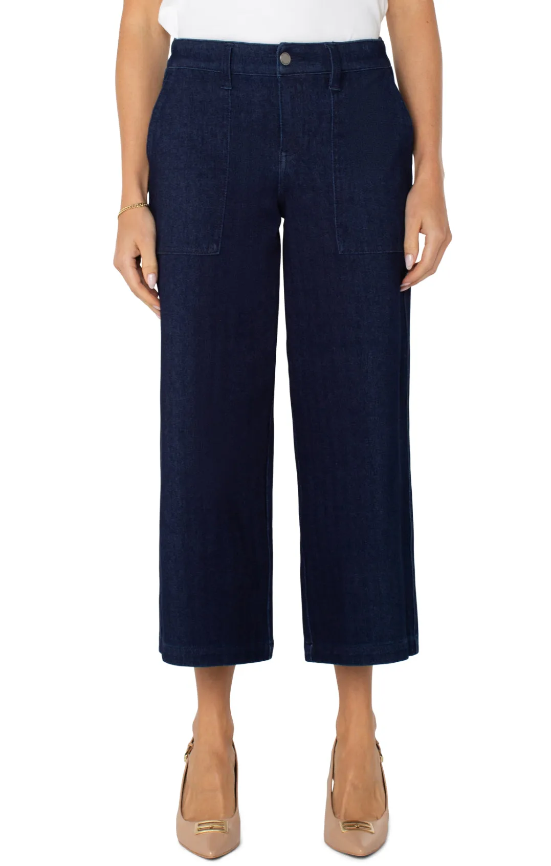 Wide Leg Indigo Rise