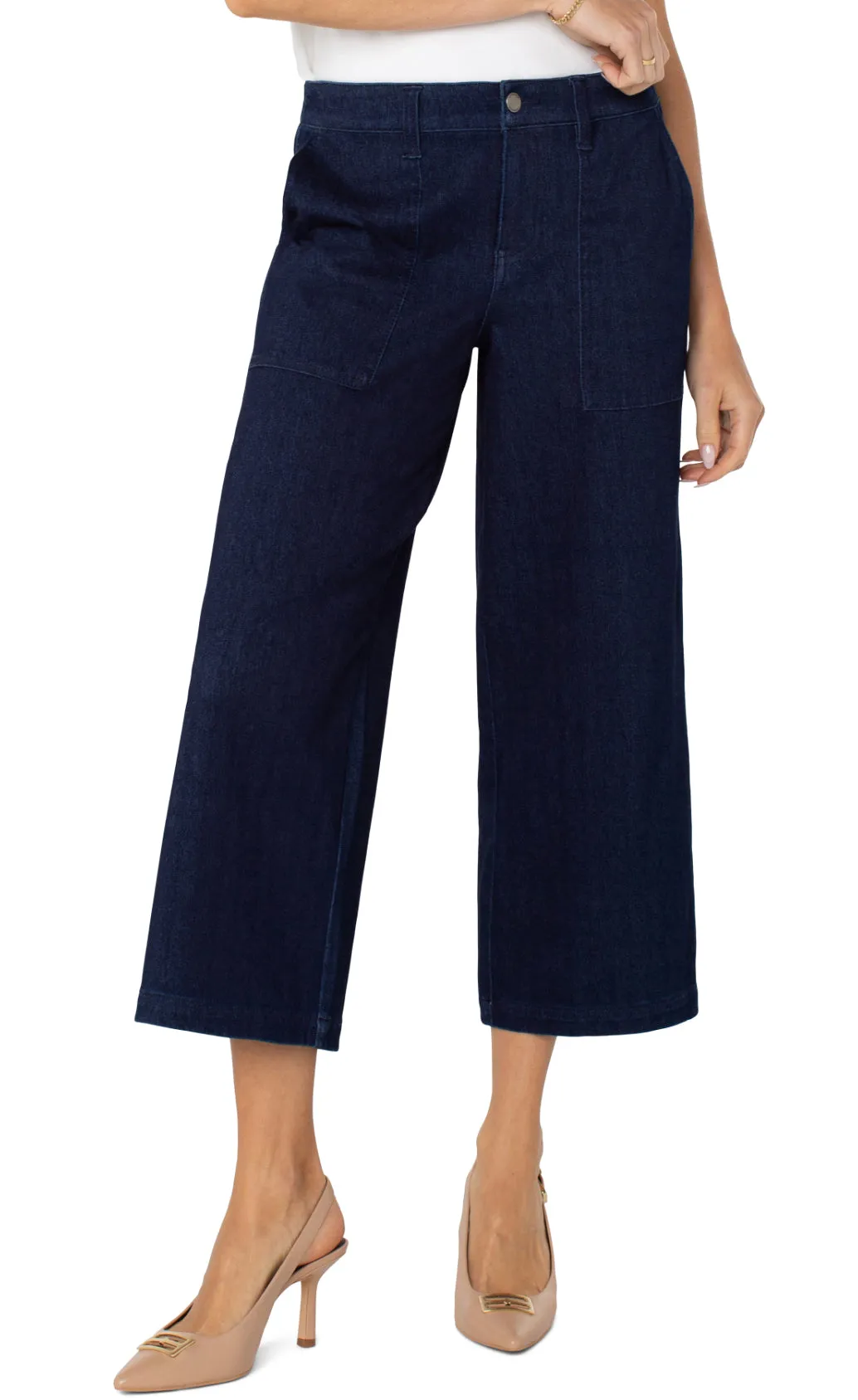 Wide Leg Indigo Rise