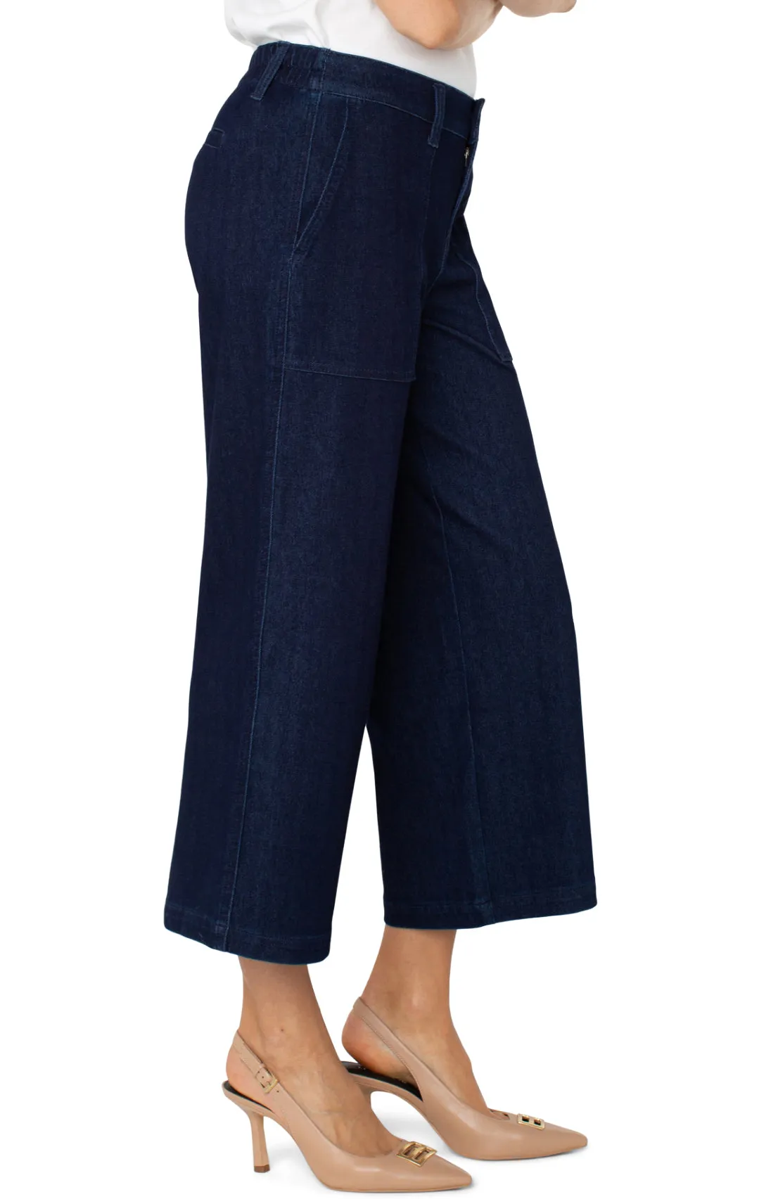 Wide Leg Indigo Rise