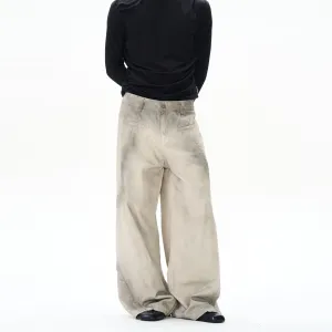 Wide-leg Straight-leg Jeans