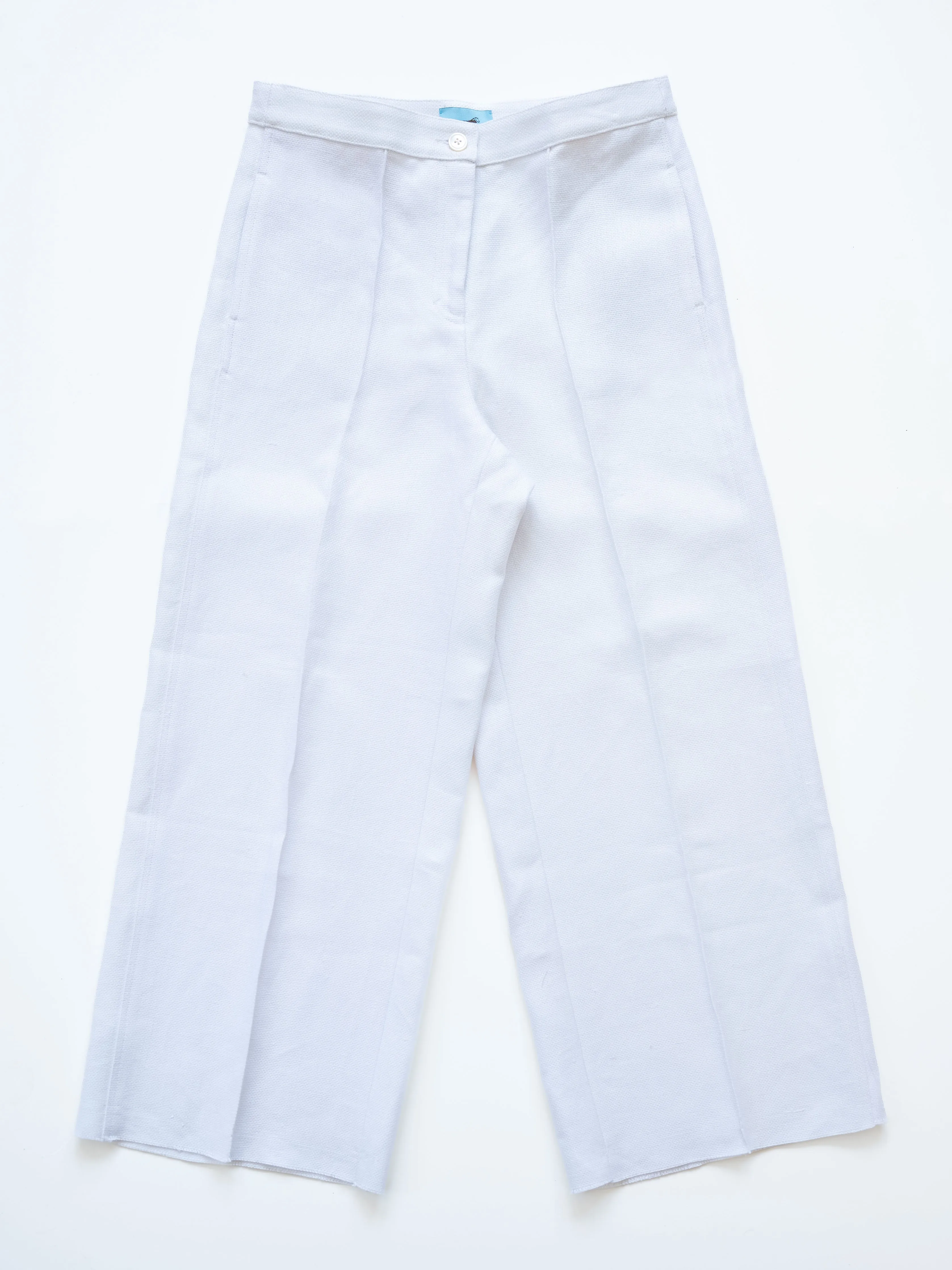 Wide Leg Trousers in Linen