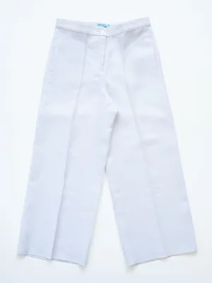 Wide Leg Trousers in Linen