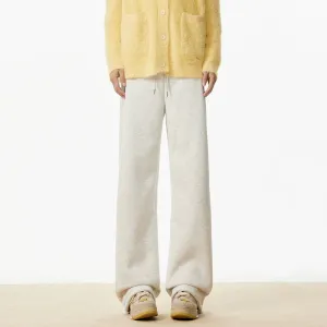 Wide-Leg Velvet-Lined Pants