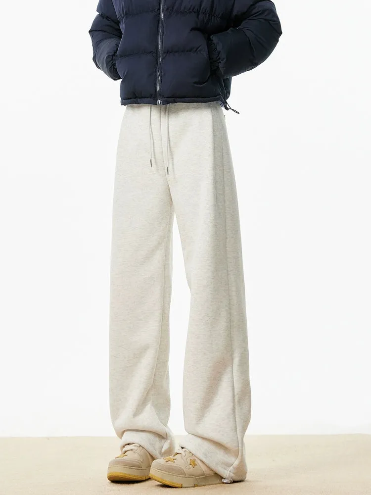 Wide-Leg Velvet-Lined Pants