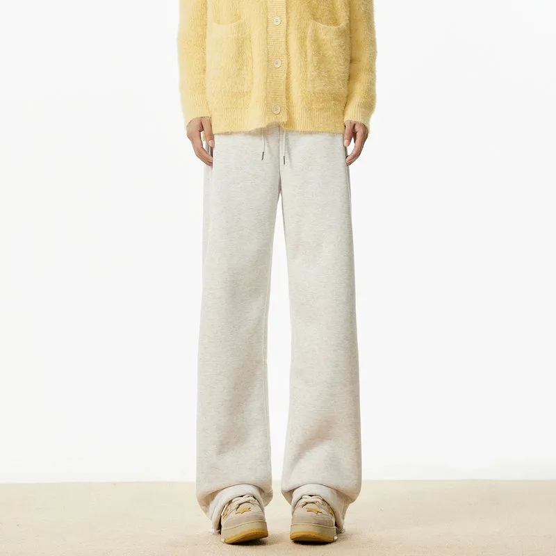 Wide-Leg Velvet-Lined Pants