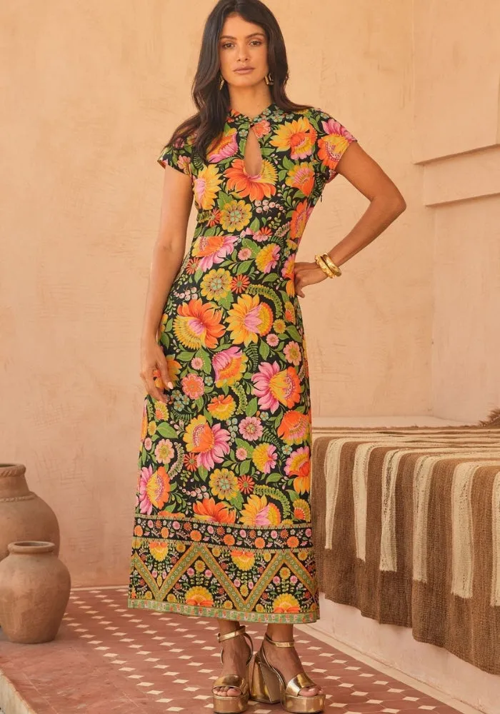 Willa Midi Dress - Fiesta