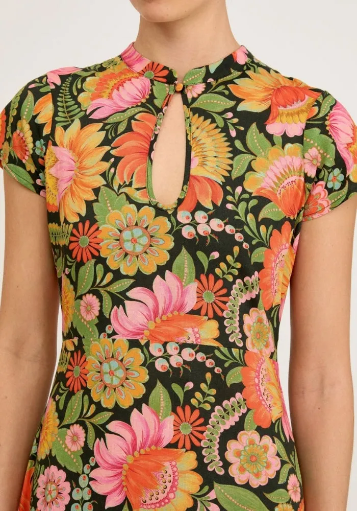 Willa Midi Dress - Fiesta