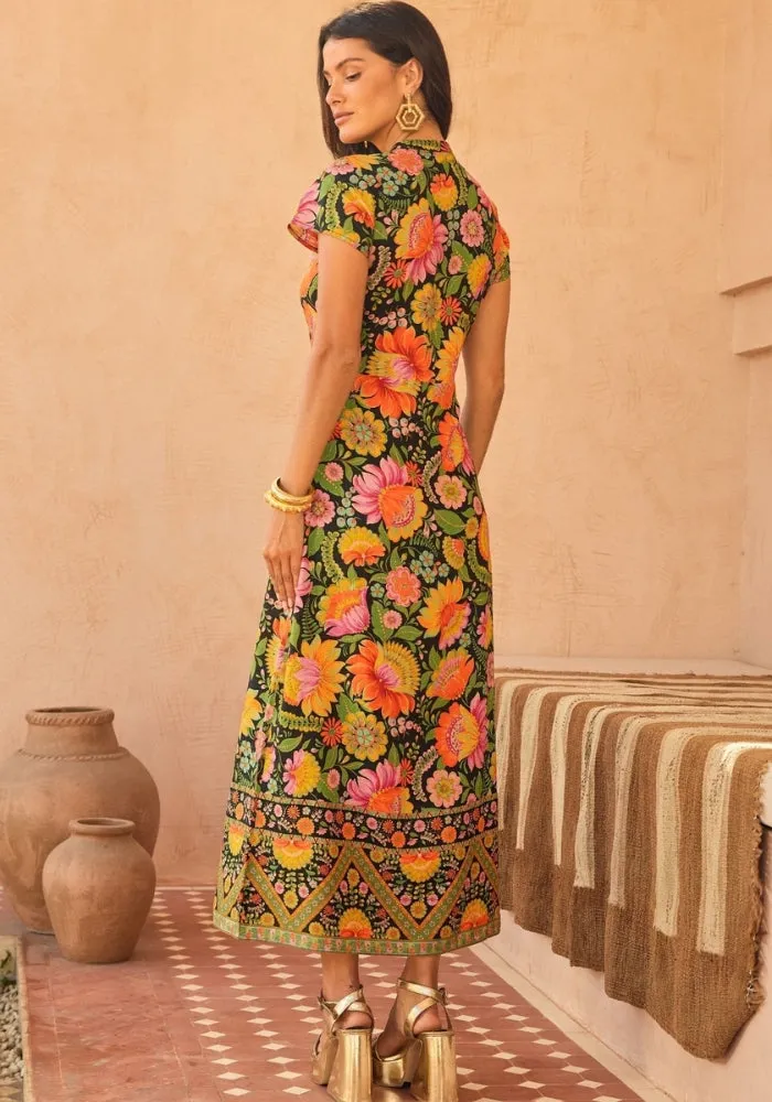 Willa Midi Dress - Fiesta