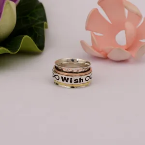 Wish and Spin Meditation Spinner Ring