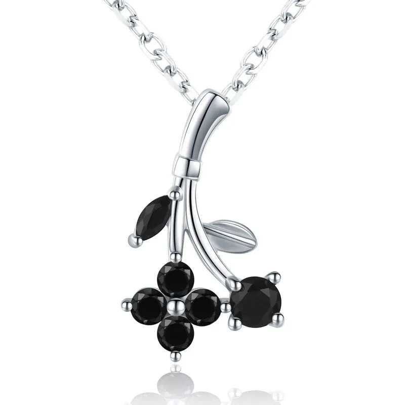 Women Black Pendant Necklace Wedding for Women Jewelry