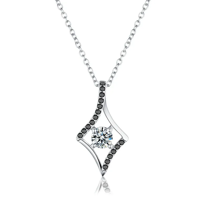 Women Black Pendant Necklace Wedding for Women Jewelry