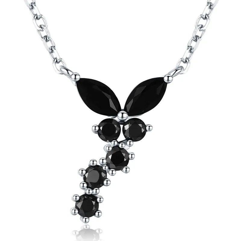 Women Black Pendant Necklace Wedding for Women Jewelry