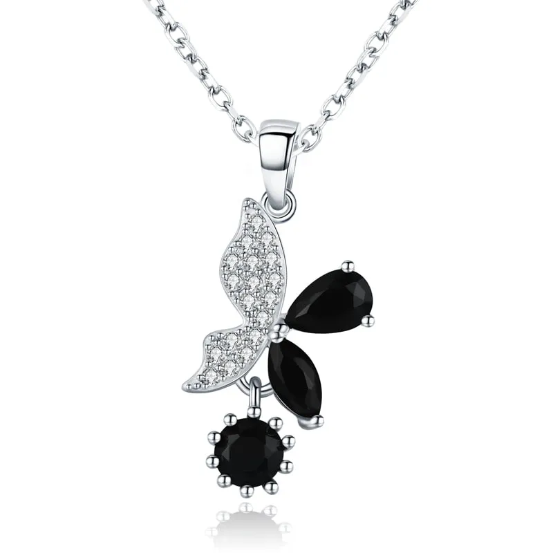 Women Black Pendant Necklace Wedding for Women Jewelry