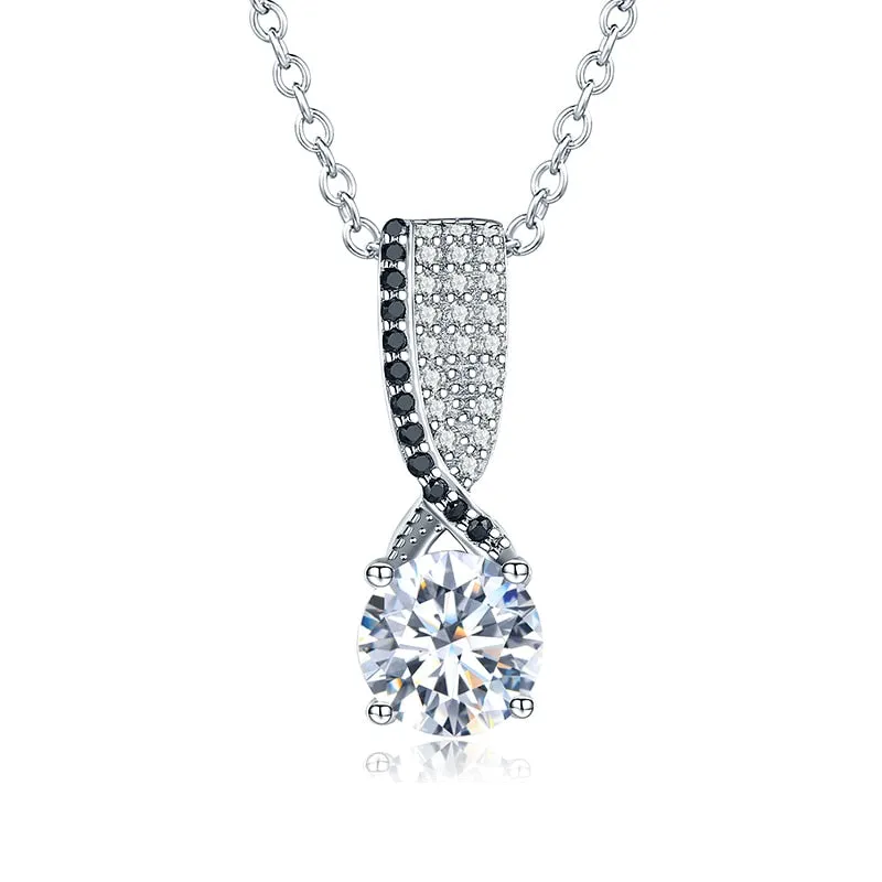 Women Black Pendant Necklace Wedding for Women Jewelry