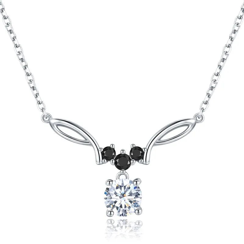 Women Black Pendant Necklace Wedding for Women Jewelry
