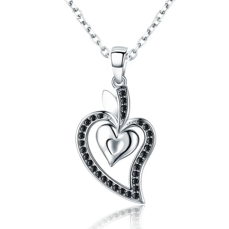 Women Black Pendant Necklace Wedding for Women Jewelry