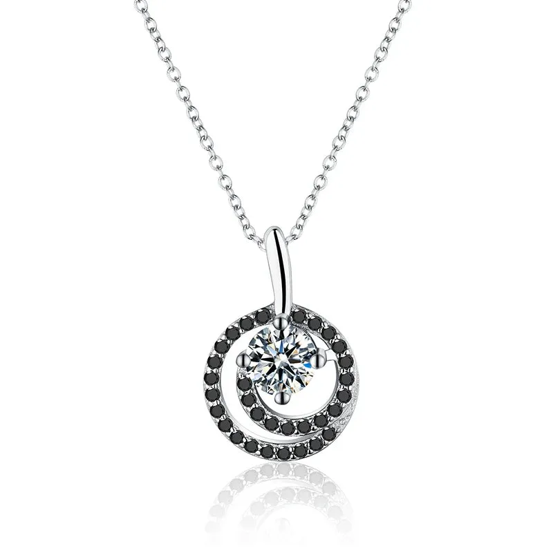 Women Black Pendant Necklace Wedding for Women Jewelry