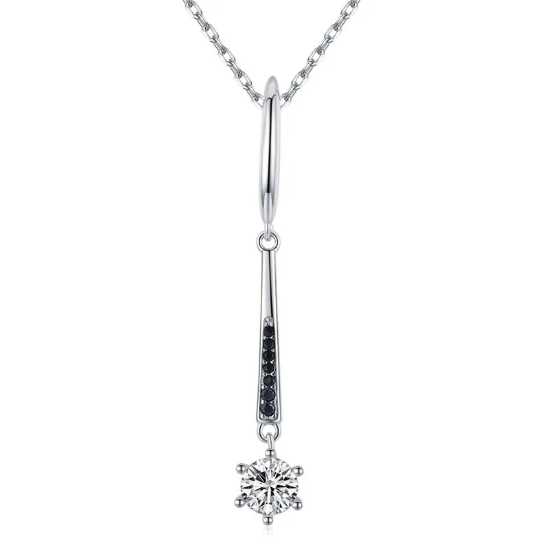 Women Black Pendant Necklace Wedding for Women Jewelry