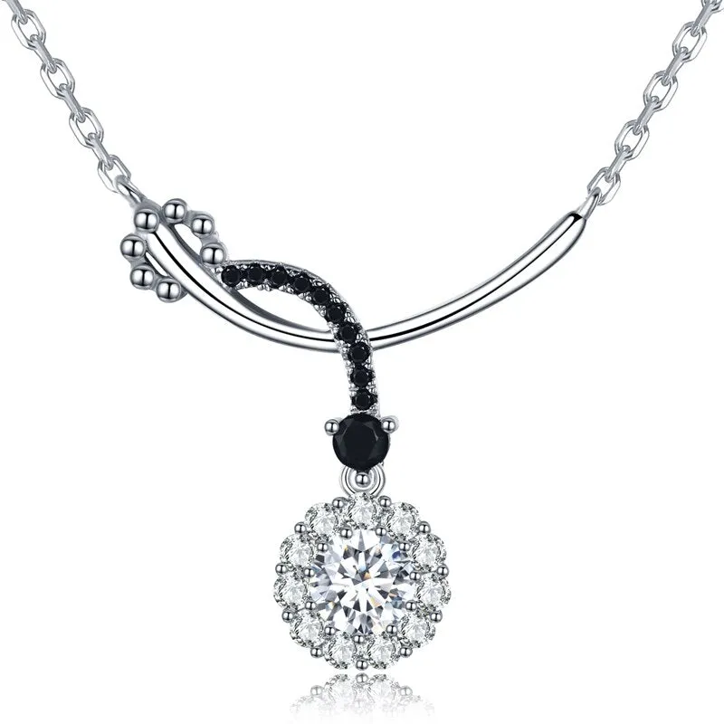 Women Black Pendant Necklace Wedding for Women Jewelry