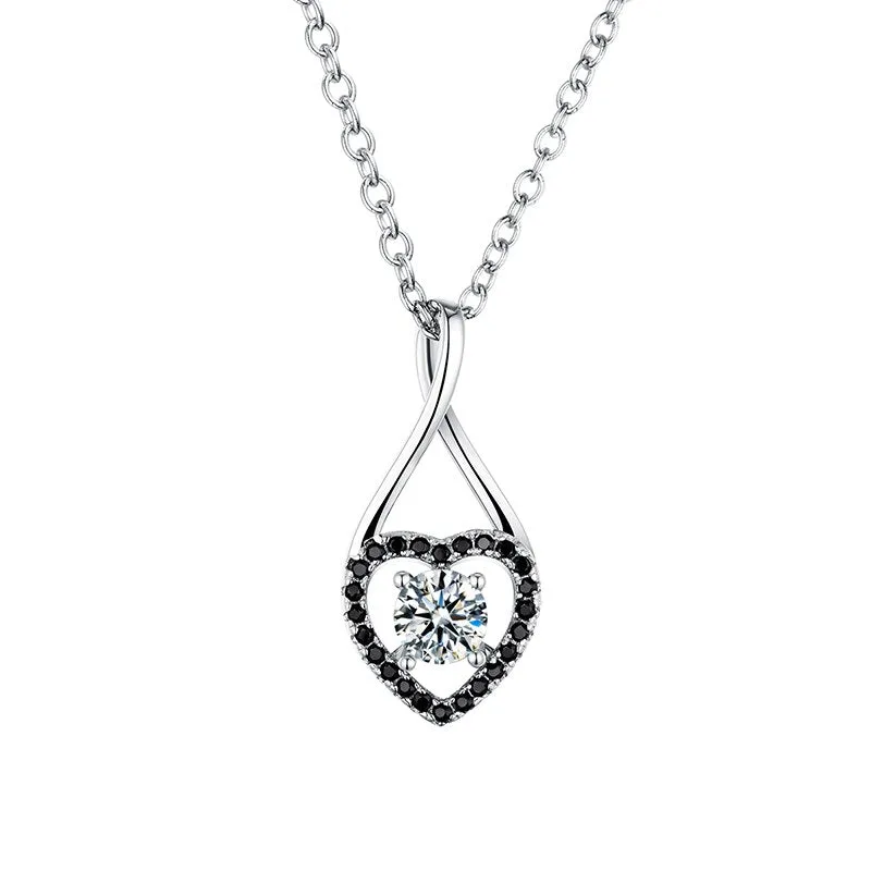 Women Black Pendant Necklace Wedding for Women Jewelry