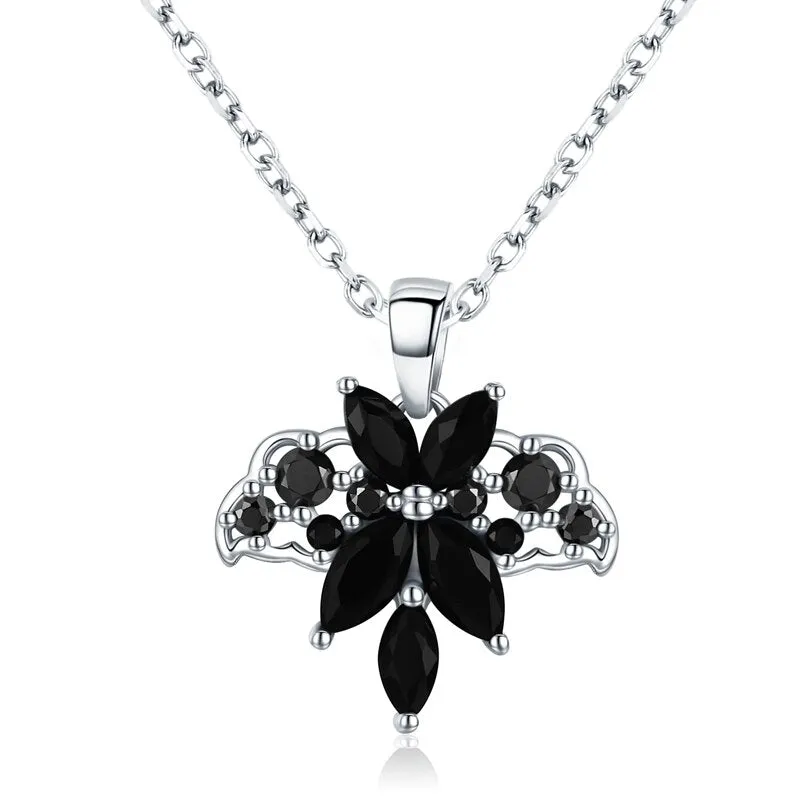Women Black Pendant Necklace Wedding for Women Jewelry