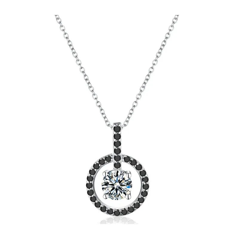 Women Black Pendant Necklace Wedding for Women Jewelry
