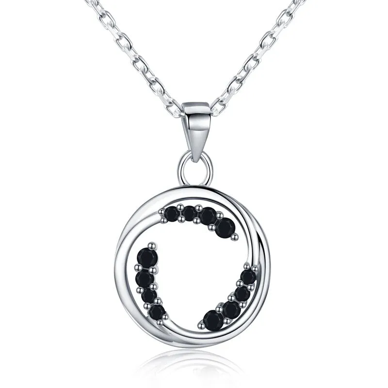 Women Black Pendant Necklace Wedding for Women Jewelry