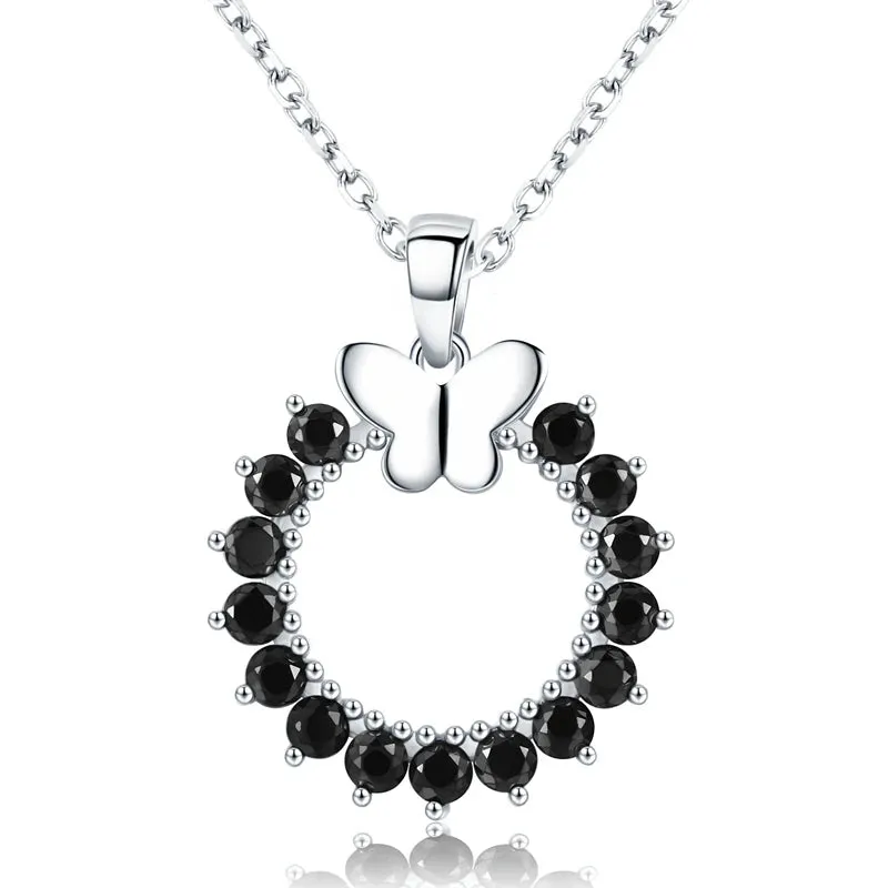 Women Black Pendant Necklace Wedding for Women Jewelry