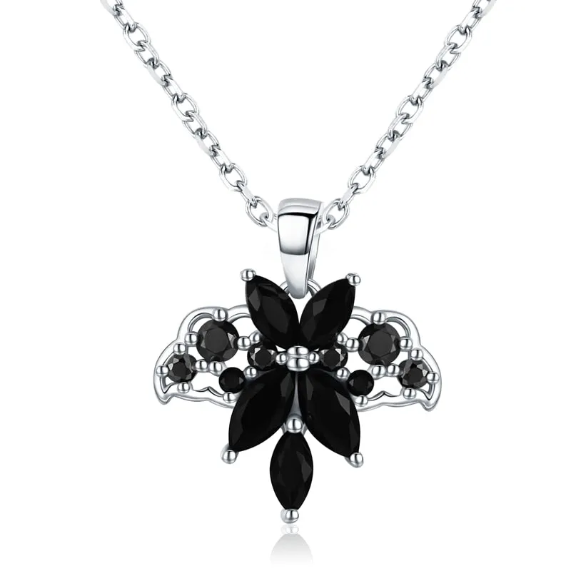 Women Black Pendant Necklace Wedding for Women Jewelry