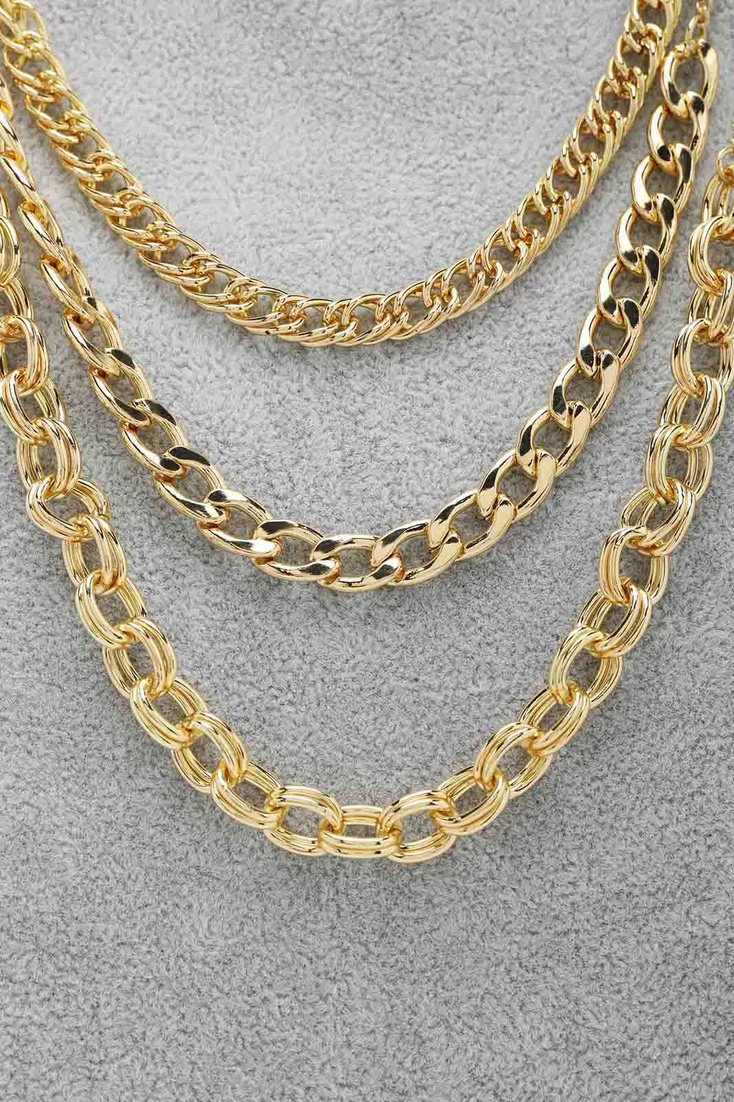 Women Gold Layered Necklaces