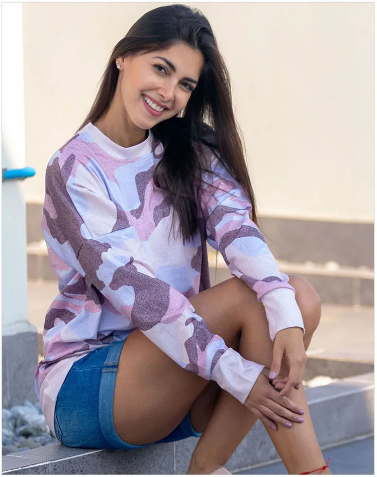 Women Loose Long Sleeve Shirt