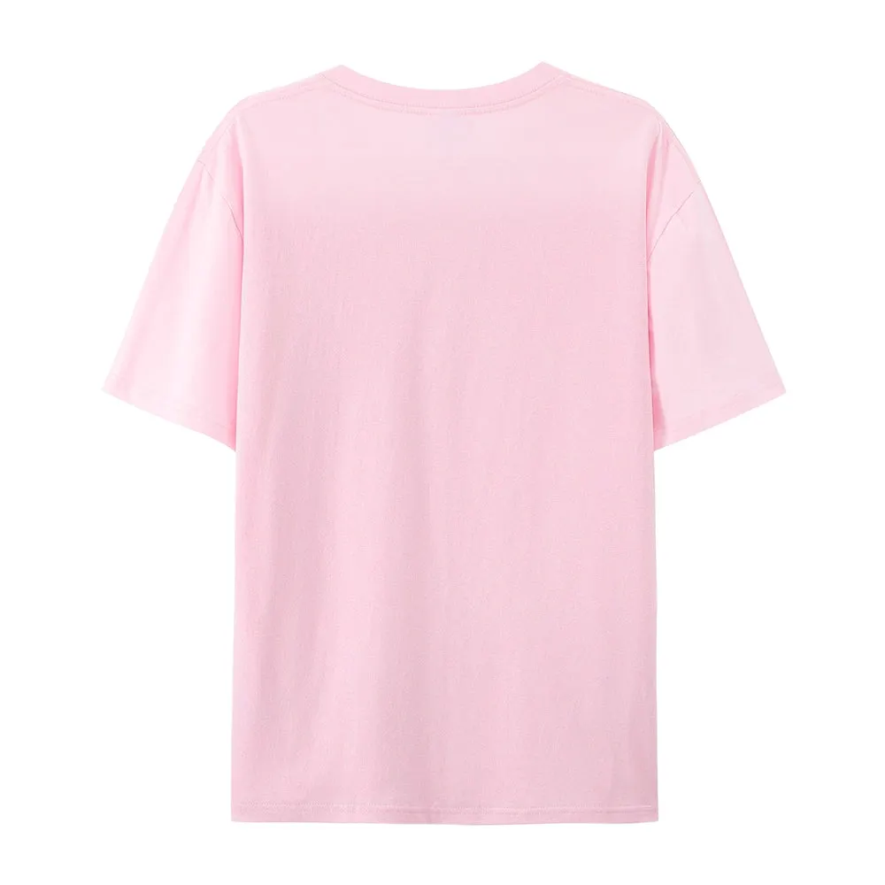 Women Love Flamingo For Valentine's Day Print Graphic T-shirt
