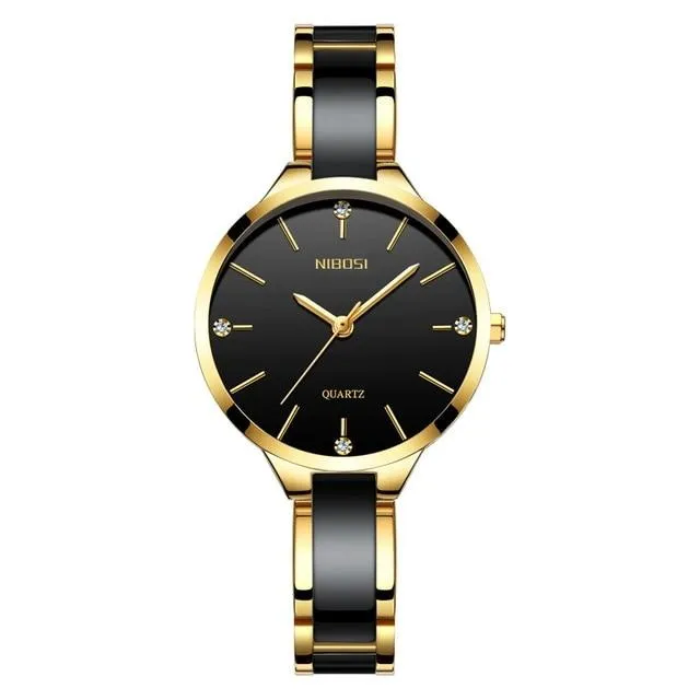 Women Watches Ladies Creative Women's Ceramic Bracelet Female Watch