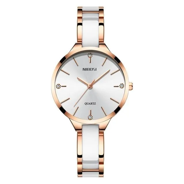 Women Watches Ladies Creative Women's Ceramic Bracelet Female Watch