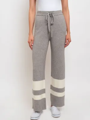 WOMEN'S AMBER STRIPED WIDE LEG PANTS