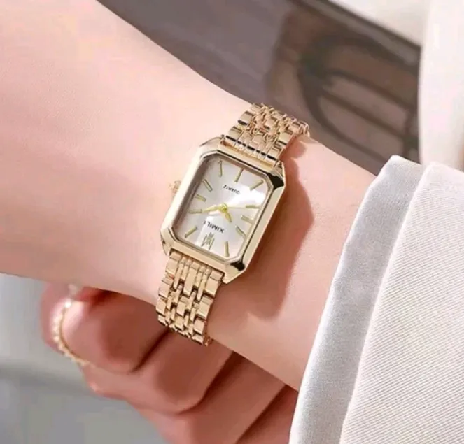 Women's Classic Square Quartz Wrist Watch Charm Detachable Strap Watches Gift