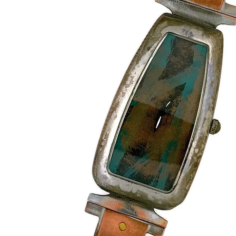  Women's Copper Watch, blue Dial