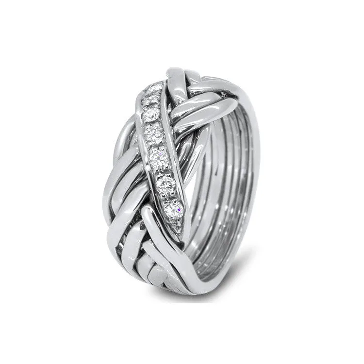 Womens Gold Diamond 7WRD-LD