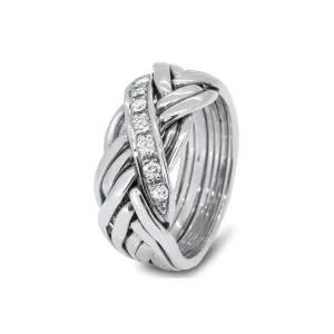 Womens Gold Diamond 7WRD-LD