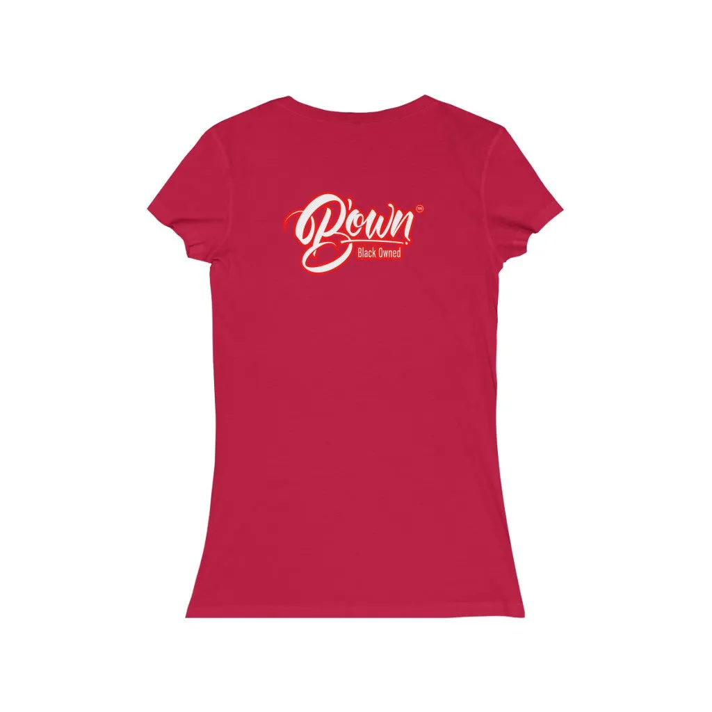 Women's Jersey Short Sleeve V-Neck Tee