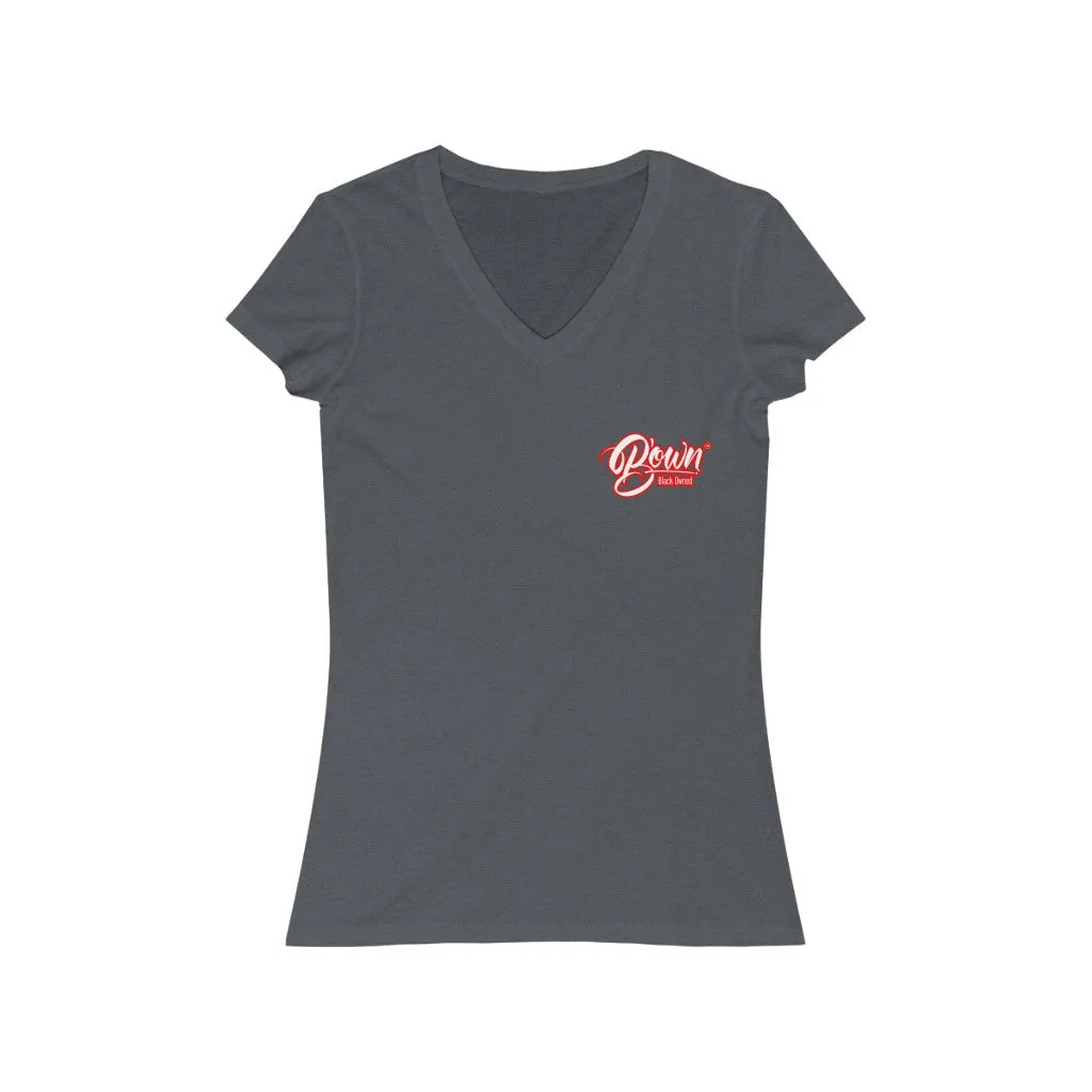 Women's Jersey Short Sleeve V-Neck Tee