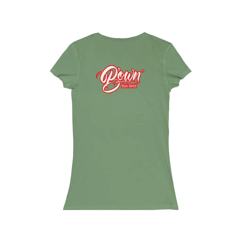 Women's Jersey Short Sleeve V-Neck Tee