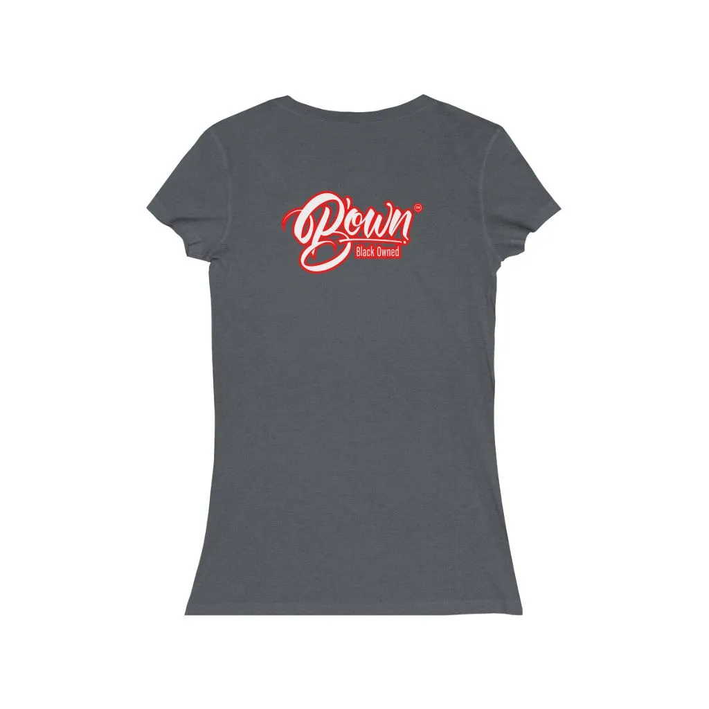 Women's Jersey Short Sleeve V-Neck Tee