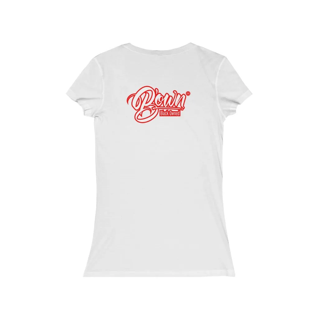 Women's Jersey Short Sleeve V-Neck Tee