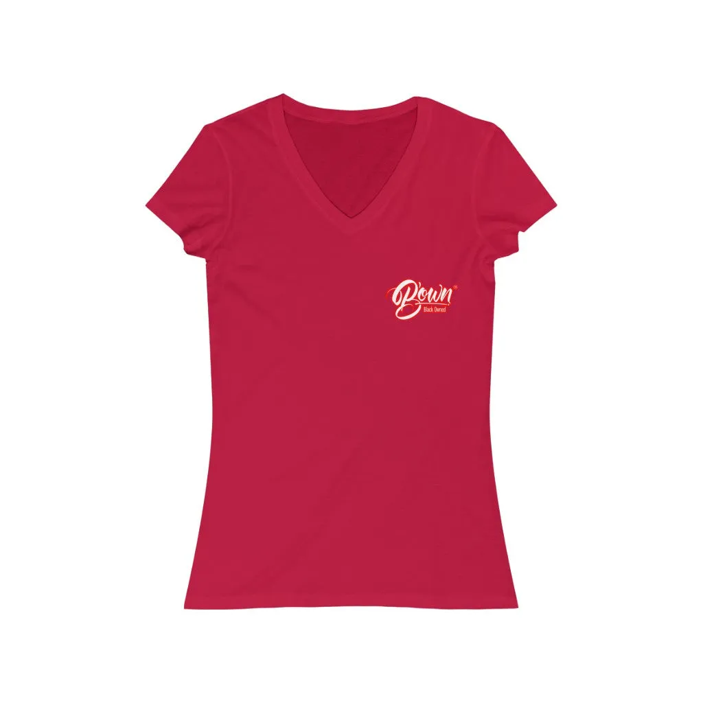 Women's Jersey Short Sleeve V-Neck Tee